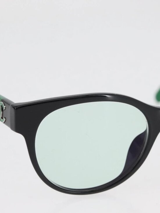 CHANEL COCO Mark Glasses plastic Green CC Auth BAZ663 main image 6